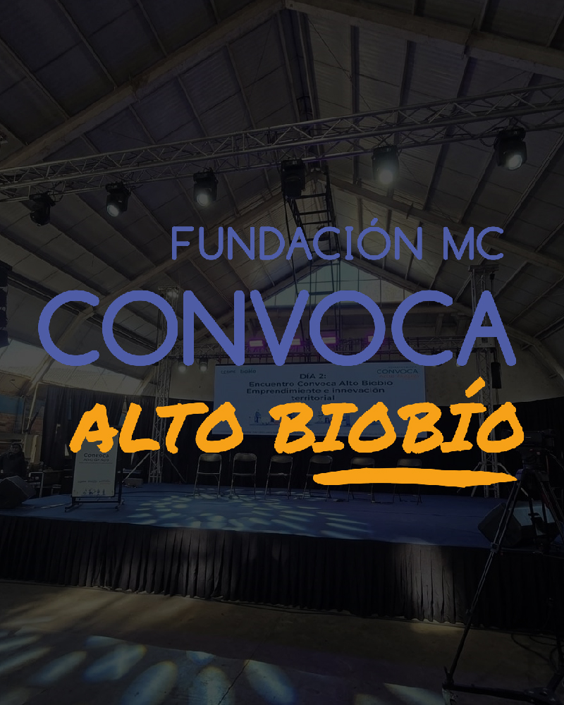 Producción técnica del evento Convoca en Alto Biobío: escenario, sonido e iluminación
